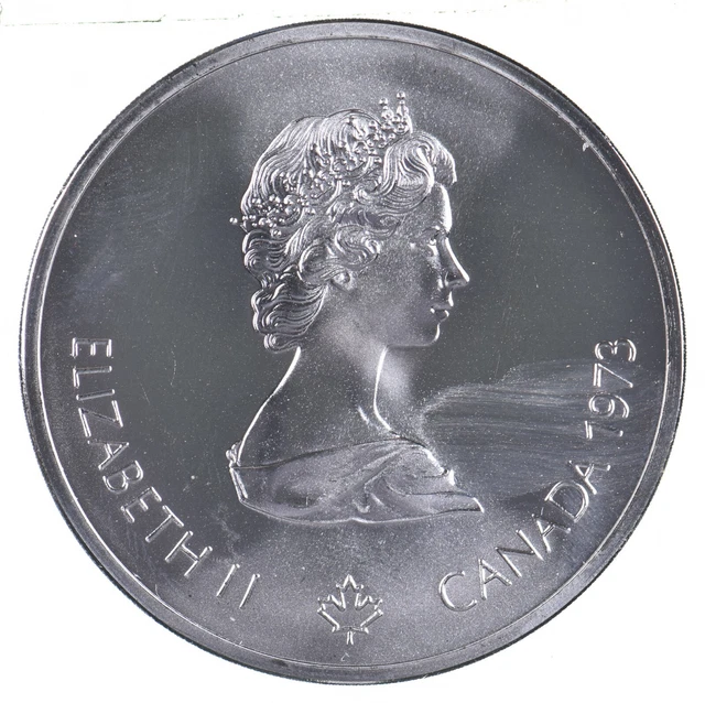 1973 $10 Canadian Canada Olympic Silver Coin *399