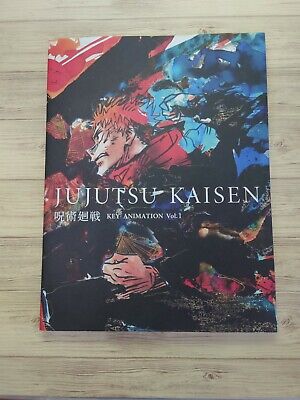 jujutsu kaisen key animation art book