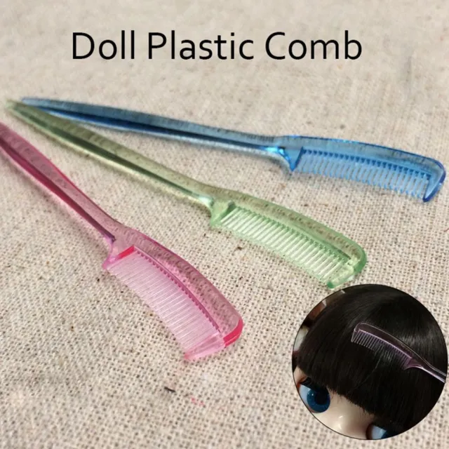 Dollhouse Decorations Plastic Comb Eyelash Eyebrow Combs Doll Accessories