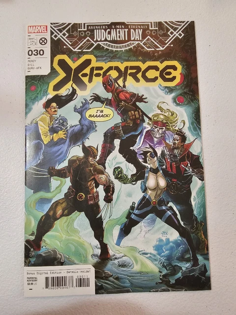 X-FORCE #30 (Marvel Comics 2022) Cassara, Percy, Gill - NM/M