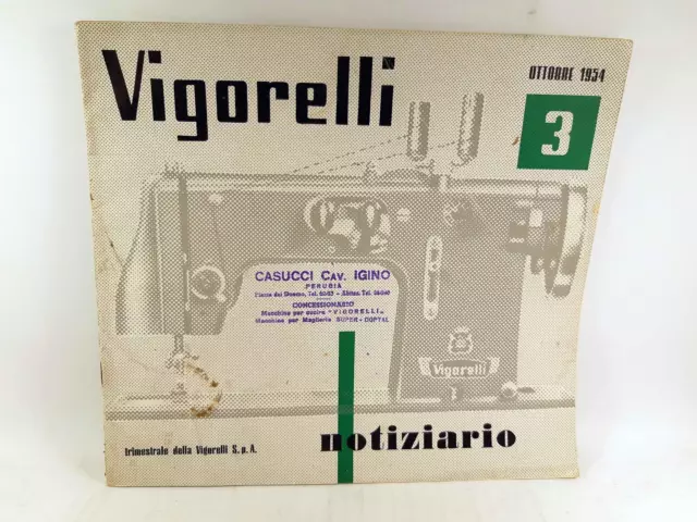 Notiziario trimestrale Vigorelli ottobre 1954 numero 3