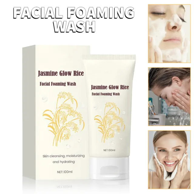 Jasmine Rice Facial Foaming Wash Face Wash Deep Cleansing Facial Foaming K