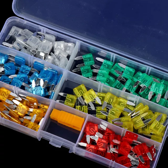 120PC Mini Small Size Blade Car Fuse Micro Blade Fuse Set Car Truck Accessori F1