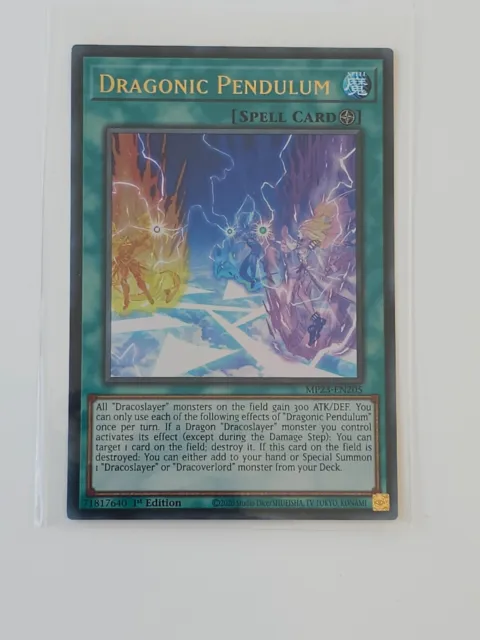 Yu-Gi-Oh! - Dragonic Pendulum - MP23-EN205 - Ultra Rare - 1st Edition