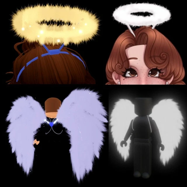 How Much Are The Angel Wings Worth In Royale High ROYALE HIGH ANGEL Halo and Angel Wings Set NEW Roblox £12.65 - PicClick UK