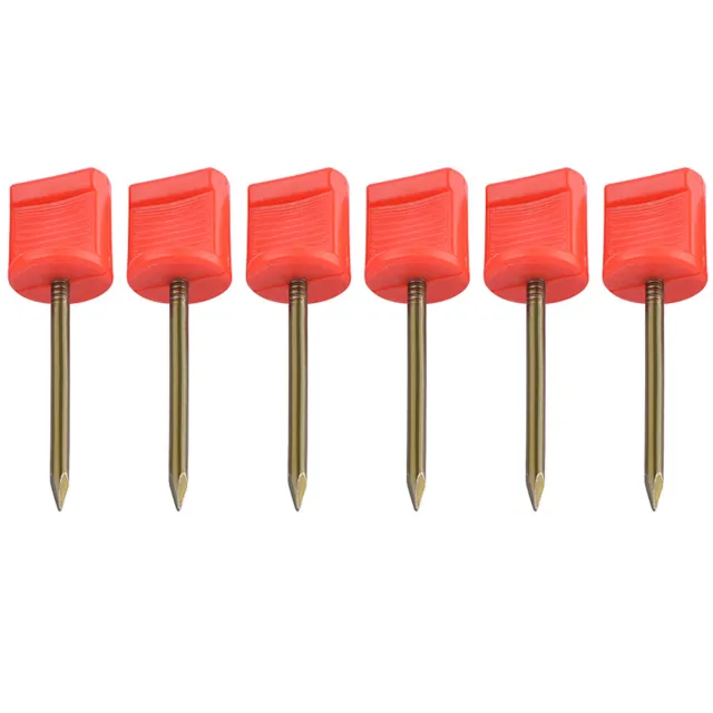 12pcs Archery Target Pins Steel Nails Straw Board Paper Targets Fix Bow Shooting