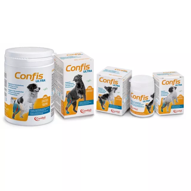 Candioli Confis Ultra 20/40/80/240 Integratore Contro l'osteoartrite nei Cani