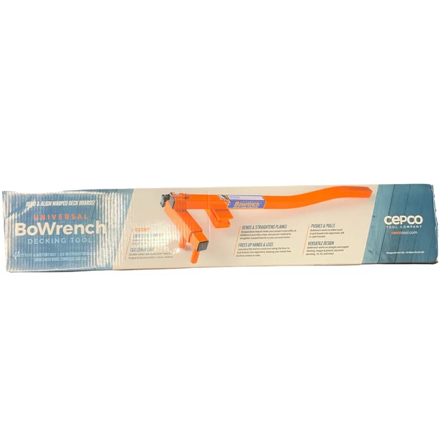 Universal BoWrench Decking Tool Board Straightening Hand Adjustable Gripper BW90