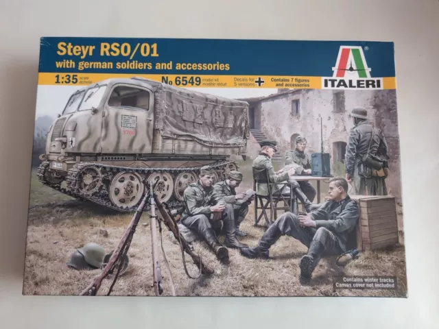 Steyr RSO/01 mit Deutschen Soldaten ITALERI 1:35