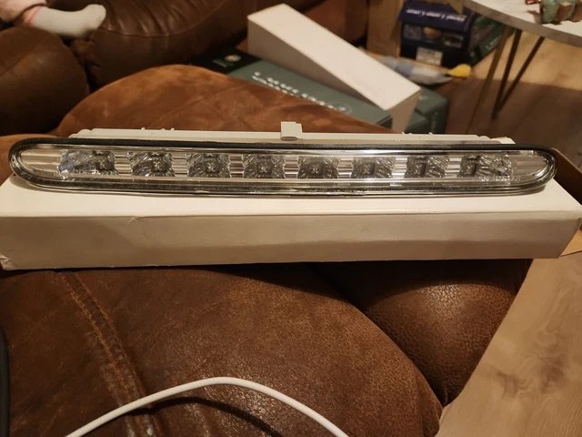 Chrom Klar LED 3. Dritte Bremsleuchte Stop Lam für 01-08 Peugeot 206cc