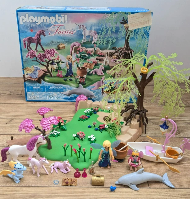 PLAYMOBIL 70167 HADAS Hada Unicornio Isla Mundos Casi Completo - Main Image