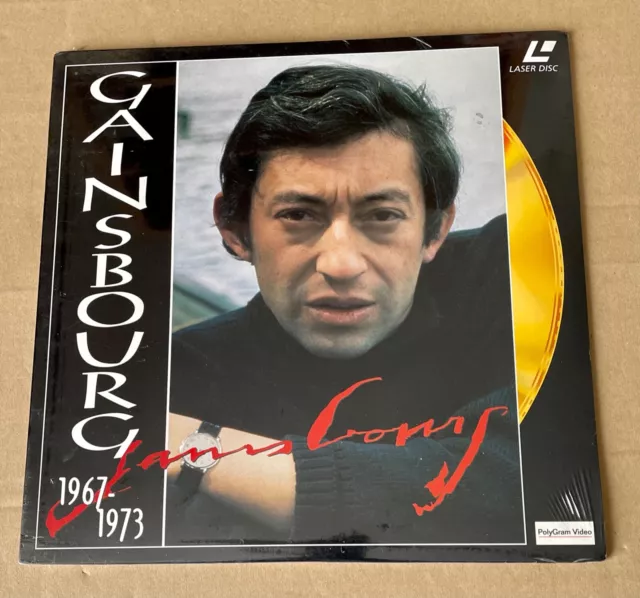 Serge GAINSBOURG 1967-1973  Laserdisc POLYGRAM Video (PAL 1994) NEUF SCELLE