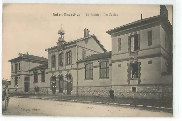 77 Beton Bazoches , La Mairie , Les Ecoles