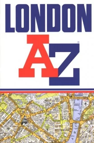 A to Z Street Atlas of London by Geographers' A-Z Map Company Paperback Book The