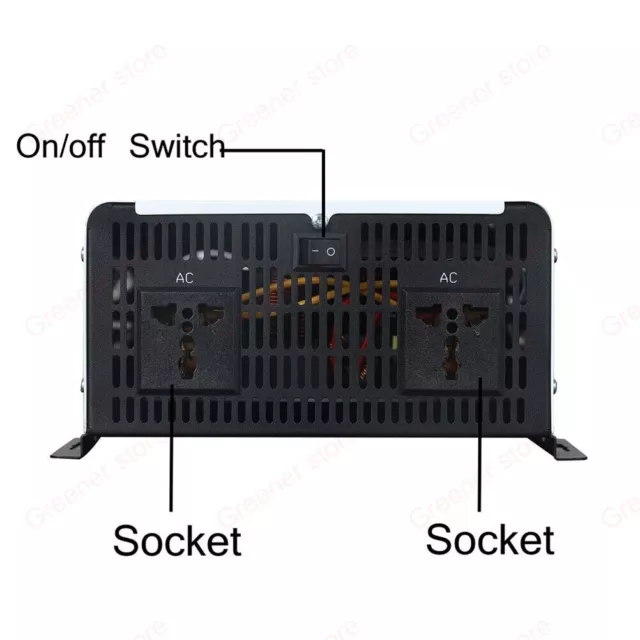 5000W-12000W Power Pure Sine Wave Solar Inverter 12V 24V 48V 60V 72V 96V to 220V 3