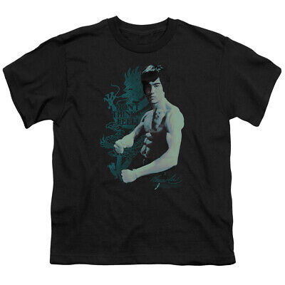 Bruce Lee Kids T-Shirt Don't Think Feel Black Tee
