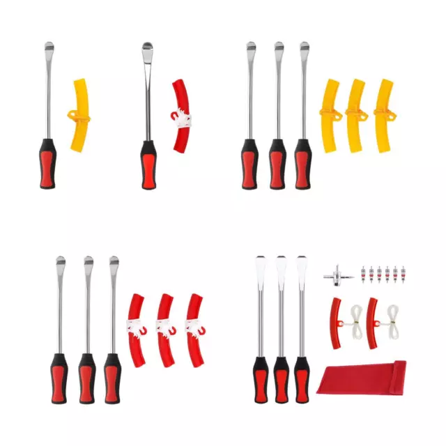 Levier de cuillère à pneu, outils de changement de pneu de moto, ensemble de