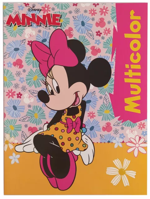 Ausmalbuch Minnie Maus Disney Bilder Malen Mix 16 farbig Multicolor DIN A4