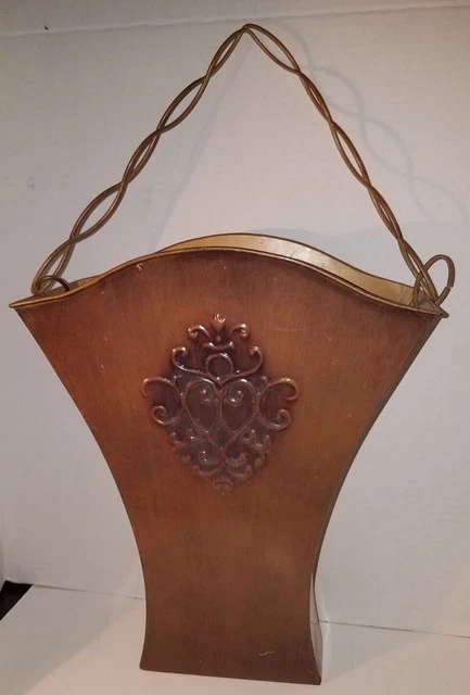 Southern Living at Home SLAH Metal Flower Market Door Bucket Pocket with chain