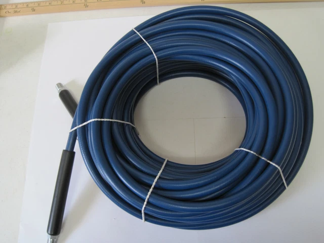 Propulse 1/4" x 100' Blue Carpet Cleaning Hose 3000 PSI Smooth Cover Non-Marking