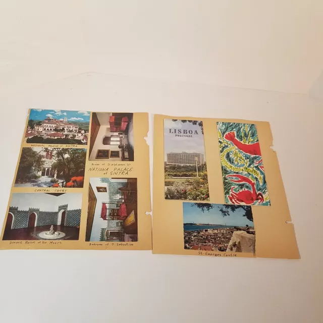 1960s, Portugal Cities, Vintage Ephemera, 30 Item Lot, Restaurant Postcard, More