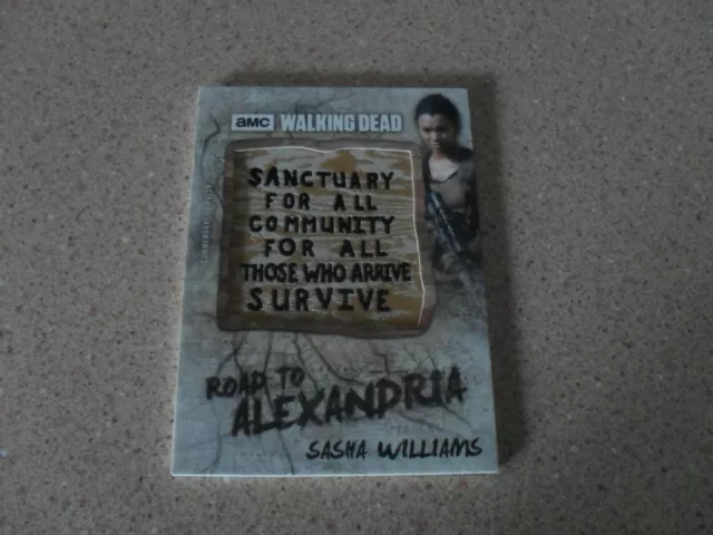 The Walking Dead - ROAD TO ALEXANDRIA - SANCTUARY SIGN PATCH - Sasha Williams