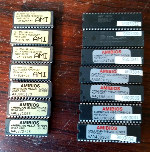AMI 386SX BIOS, Amibios American Megatrends Keyboard Bios
