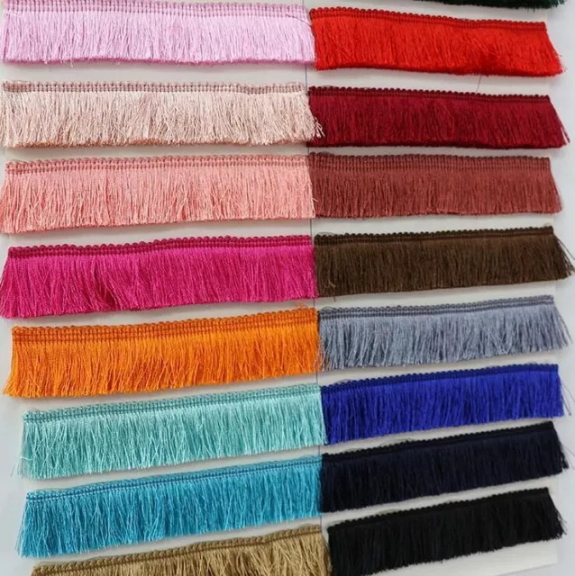 Curtain Fringe Tassels Trims Pillow Dress Decorative Sewing Tassel End Diy 5yard