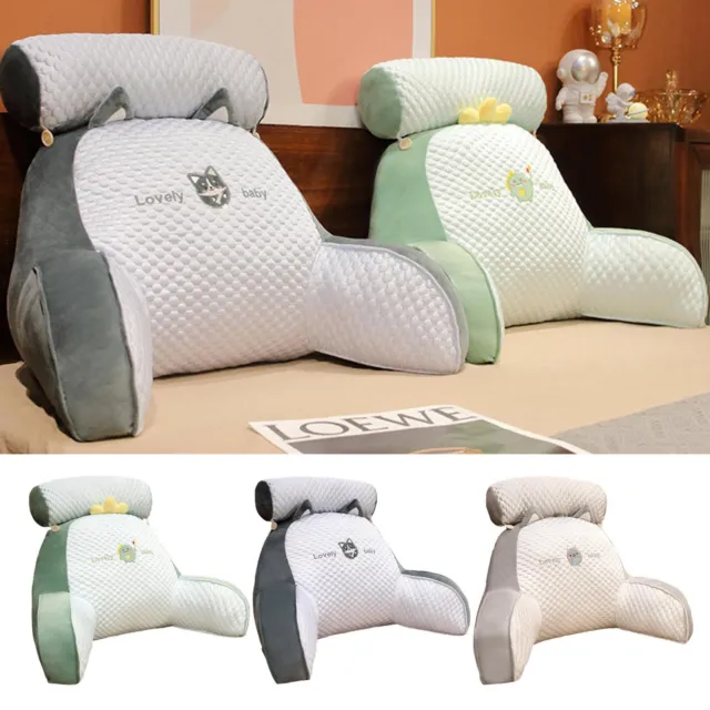 Reading Pillow For Bed Lovely 2 In 1 Backrest Pillows Multi Sofa Bedside Cushion