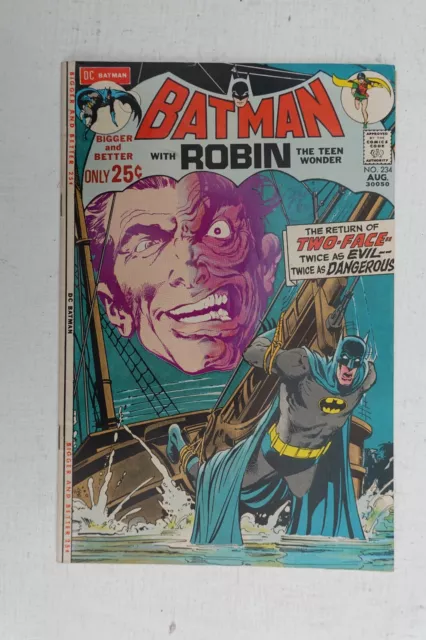 DC Batman #234 Aug 71 1st Two Face