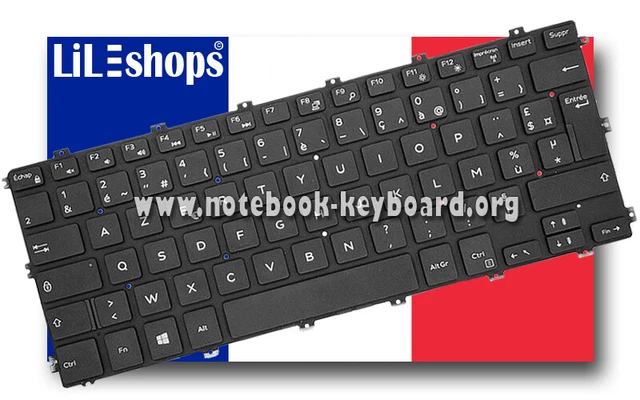 Clavier AZERTY Français Neuf Pour Dell Latitude 14 5000 (E5450, E5470) - Origine France