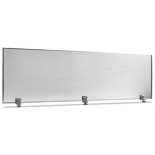 Alera PP6518 Polycarbonate Privacy Panel, 65w X 18h, Silver