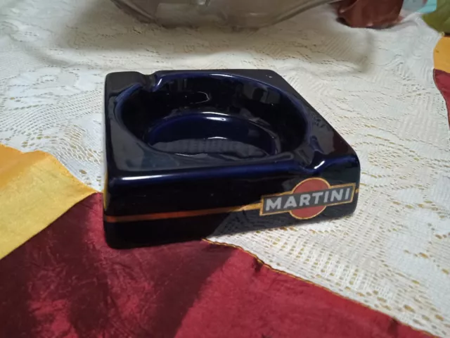 Martini Posacenere in ceramica pubblicitario  NUOVO