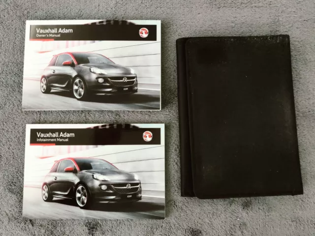 Genuine Vauxhall Adam 2012-2019 Owners Manual Handbook Wallet Pack A-272
