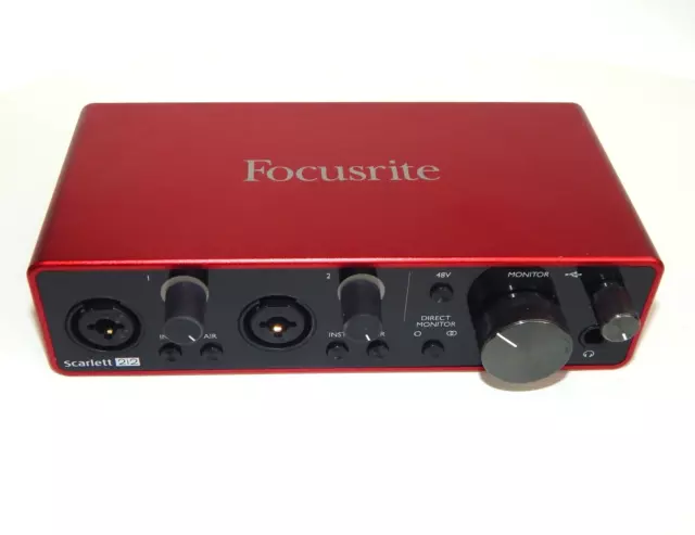 Focusrite Scarlett 2i2 - 3rd Gen - USB Audio Interface - used