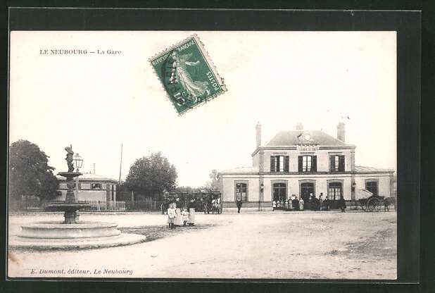 CPA LE NEUBOURG, La Gare, La Gare EUR 7,00 PicClick FR