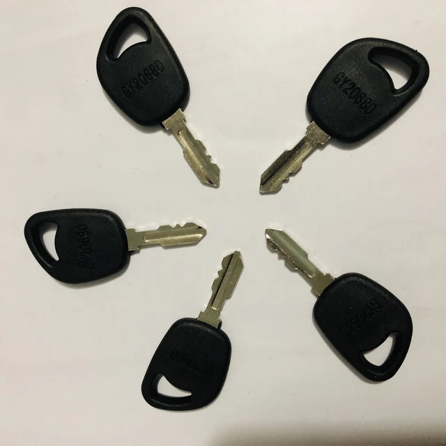 5PC JOHN DEERE Mower and Lawn Tractor Heavy Equipment Ignition Key