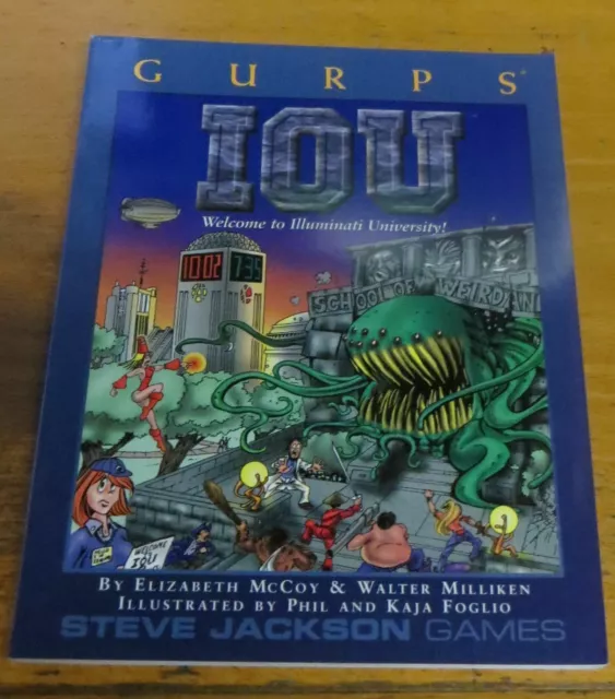 Gurps RPG - IOU - Welcome to Illuminati University - engl. - Steve Jackson Games