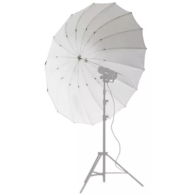 Studioschirm weiß Durchlichtschirm   Ø 180 cm Umbrella soft white