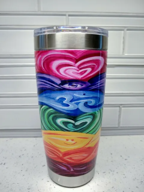 Chakra Travel Mug 20oz Insulated Stainless Steel Unique Gift Spiritual mug