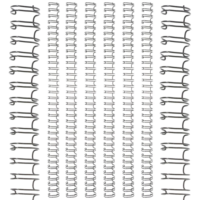 100 Pcs Anneau De Reliure Pour Ordinateur Portable Bobine Classeur Scrapbooking