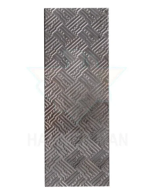 Placa de textura para molino rodante y prensa hidráulica | hoja de cobre | latón | troquel