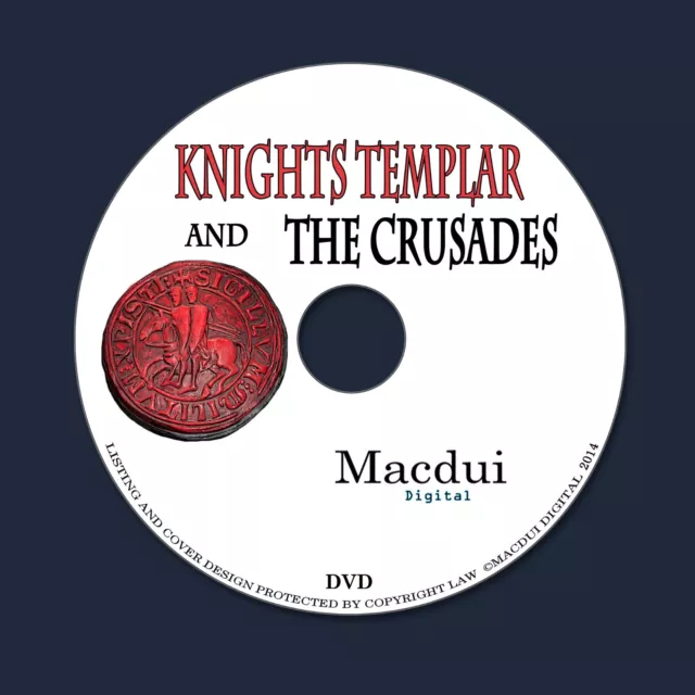 Knights Templar & Crusades Vintage E-Books Collection 96 PDF on 1 DVD Freemasons