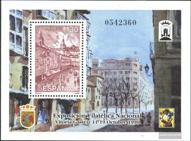 Spanien Block66 (kompl.Ausg.) postfrisch 1996 Briefmarkenausstellung