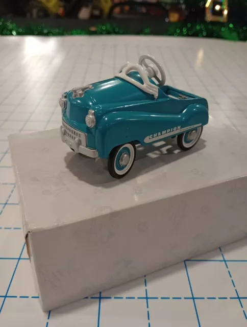 Kiddie Car Classics Mini 1953 Murray Dump Truck Aqua Blue Hallmark 1999