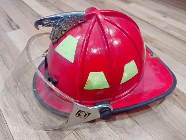 Red Fire Fighter Helmet, Ben 2 b