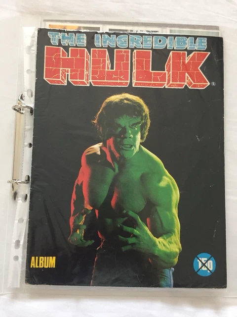 1979 Incredible HULK picture card album