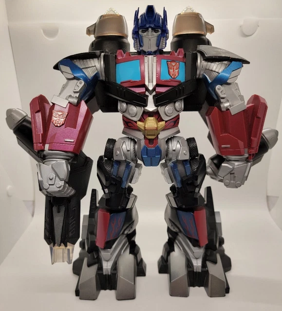 RARE VINTAGE OPTIMUS Prime Mega Power Bot Transformers LightUp Talking