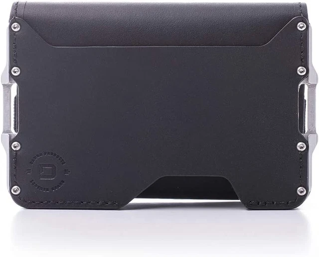 Dango D03 Dapper Bifold EDC Wallet - Made in USA - Genuine Leather, Slim, Minima