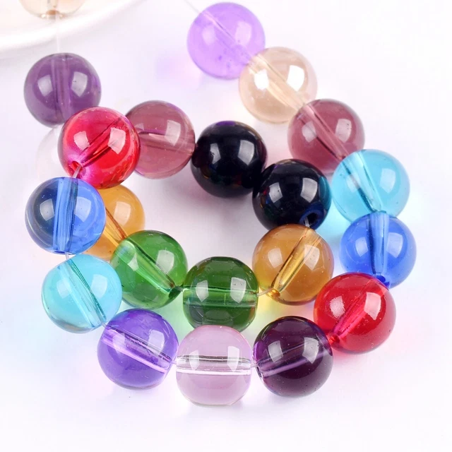 Rund 6mm 8mm 10mm 12mm 14mm Kristall Glas Lose Perlen Für Die Schmuckherstellung